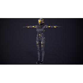 3D Sci-Fi Soldier Female